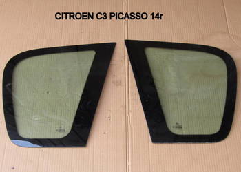 SZYBA KAROSERYJNA TYLNA LEWA,PRAWA CITROEN C3 PICASSO 2014r.