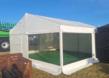 Namioty imprezowe z wyposażeniem;