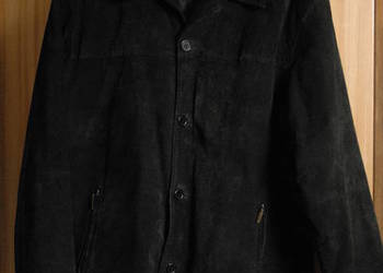 Kurtka skórzana płaszcz katana rozm 50 M/L skóra naturalna czarna