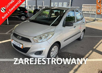 Hyundai i10 Klimatyzacja/Isofix/Przebieg gwarant/Opony wielosezonowe/Aux, …