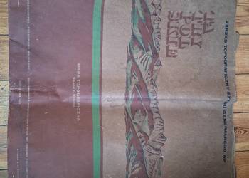 Tatry Polskie. Mapa topograficzna w skali 1:10 000, rok 1984