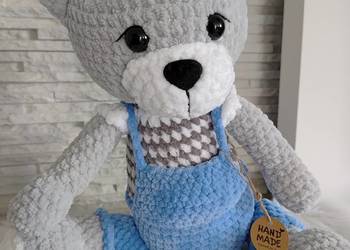 Miś maskotka handmade rękodzieło