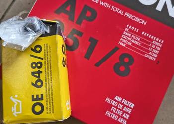 Filtry Filtron Ap 051/8 i od 648/6 i korek oleju