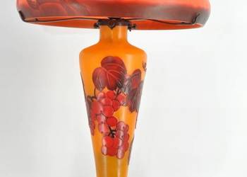 Lampa Stołowa - Gabinetowa Biurowa - Szkło Emile Galle - Lampka - Sygn #9