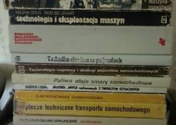 Samochodowe Technikum 16 książek 1982-1983 rok