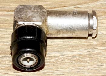 Złącze kątowe, wtyk BNC-50/W1, 50 Ω / omów, UNITRA nowy RETRO PRL
