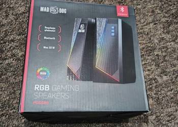 Głośniki Gamingowe MAD DOG PGS500 2.0 Bluetooth RGB – Nowe / Pudełko