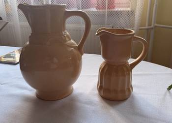 2 dzbanki ceramiczne vintage z Boleslawca