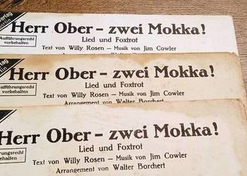 Nuty różne , druk niemiecki