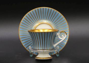 Zjawiskowa bogato złocona mokka Alka, niemal witrynowa 1948