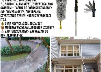 Na sprzedaż ok. 200 sztuk kijów teleskopowych DOCAZOO - 7m i 9m