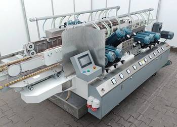 Szlifierka do szkła krawędziarka dwustronna 20 głowic