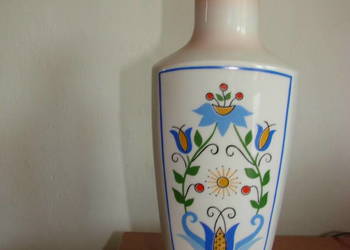 Lubiana wzór kaszubski wazon PRL