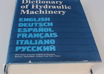 DICTIONARY OF HYDRAULIC MACHINERY