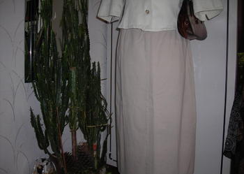 SPÓDNICA PIASKOWA MAXI - r. 42