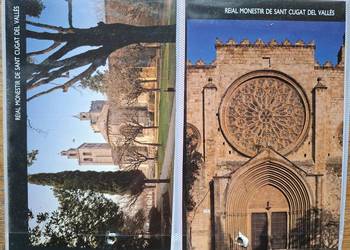 Hiszpania Real Monestir de Sant Cugat del Valles pocztówki 5 szt.