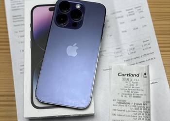 iPhone 14 Pro | 128GB | 100% | Deep Purple | Stan Bardzo Dobry
