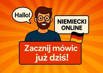Niemiecki online korepetycje nauka konwersacje + jęz.fachowy + jęz.biznesu