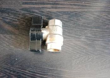 Zawór kulowy 1/4" śrubunek zaciskowy 22mmX 1/2"