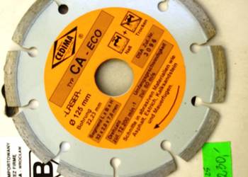 Tarcza diamentowa CEDIMA CA-ECO Laser 125 mm – nowa
