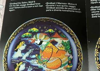 Talerzyk Rosenthal. Kolekcjonerski. Z serii Sindbad Żeglarz. Motiv 6
