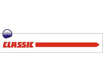 Naklejki na rurę kombajn Claas Classic nalepki nalepka