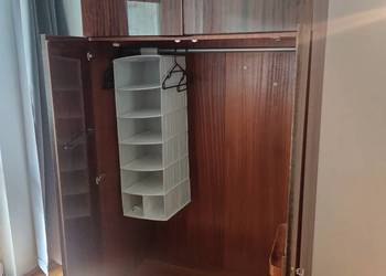Komplet meble do salonu drewniane ciemne