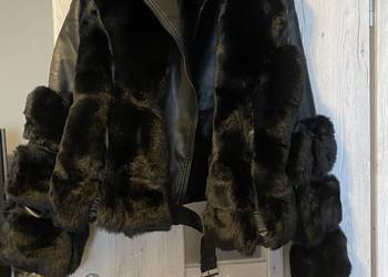 Kurtka skórzana oraz bezrękawnik Kurtka skórzana oraz bezrękawnik