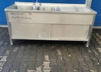 Zlew 2 komorowy 190x70x85 ko0mory 50x50x25 (82)