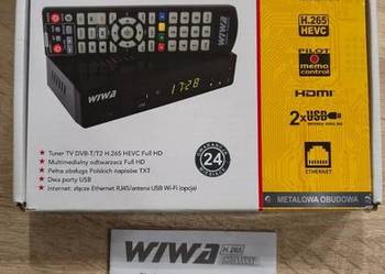 Tuner Dekoder Telewizji  DVBT2 HEVC jak nowy
