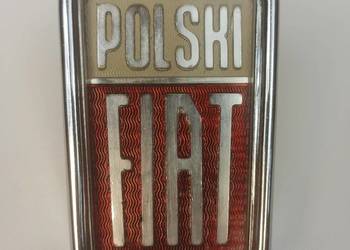 Znaczek POLSKI FIAT Emblemat trumna Fiat 126p Maluch