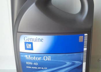 Olej GM 10W40, 5 L
