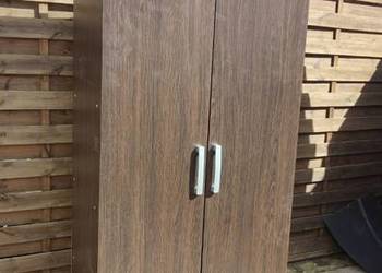 Szafa 2-drzwiowa wenge z półkami biurowa