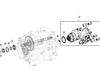 John Deere 6230 6250 - hydrostat zbiornik hydrostatyczny AL227590