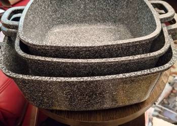 Komplet garnków granitowych