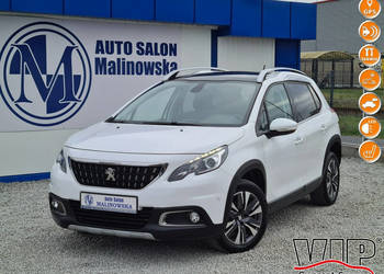 Peugeot 2008 SzklanyDach Navi 2xPDC Kamera Grzane Fotele ParkAssist Półskó…