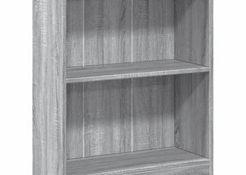 Szafka na książki szary dąb sonoma 60x24x76 cm WM-815085