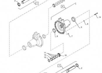 New Holland T6090 Element nośny 87456257