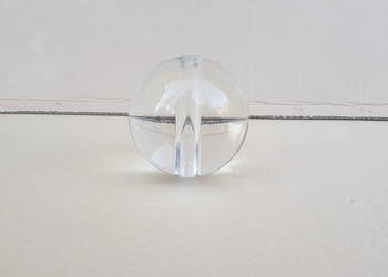 Klosz do lampy KULA SZKLANA 100mm podstawa lampy rurka M10x1
