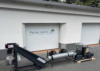 LINIA DO PASZY KARMY ŚCIÓŁKI DLA ZWIERZĄT 800kg/h WYDAJNA PRODUKCJA Brykiet
