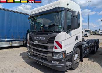 NOWA Scania P 340 B6x2*4NA / rama pod zabudowę / oś skrętna / CNG_235956