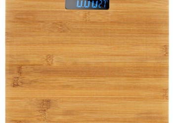 Waga łazienkowa LCD – Bambusowa