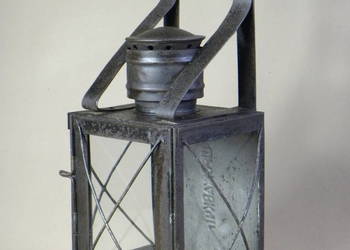 Stara rosyjska lampa świecowa kolejowo-wojskowa rok 1941 - zabytek