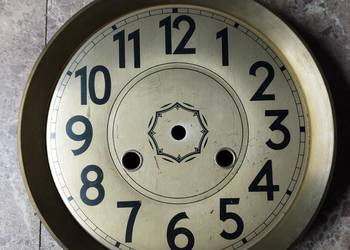 692 Tarcza starego zegara Junghans 18,5cm 56,5/32