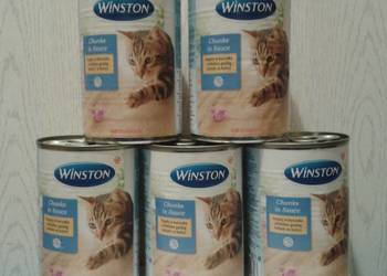Winston Karma dla kotów bez cukru z KURCZAKIEM puszka 5x400g