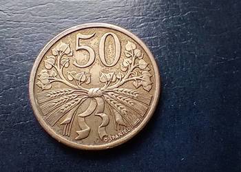 Stare monety 50 halerzy 1922 Czechosłowacja /2