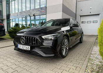 Mercedes C 43 AMG Idealny stan. Burmester. Skrętna oś. Fvat23%. Gwarancja.…