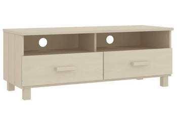 Szafka pod TV HAMAR miodowy brąz 106x40x40 cm drewno sosnowe WM-340468