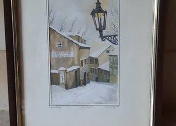 ręcznie malowany obrazek