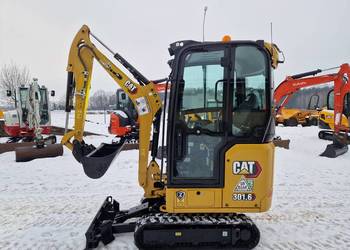 Minikoparka  CAT 301.6 2023r przebieg  300mtg  jak nóweczka